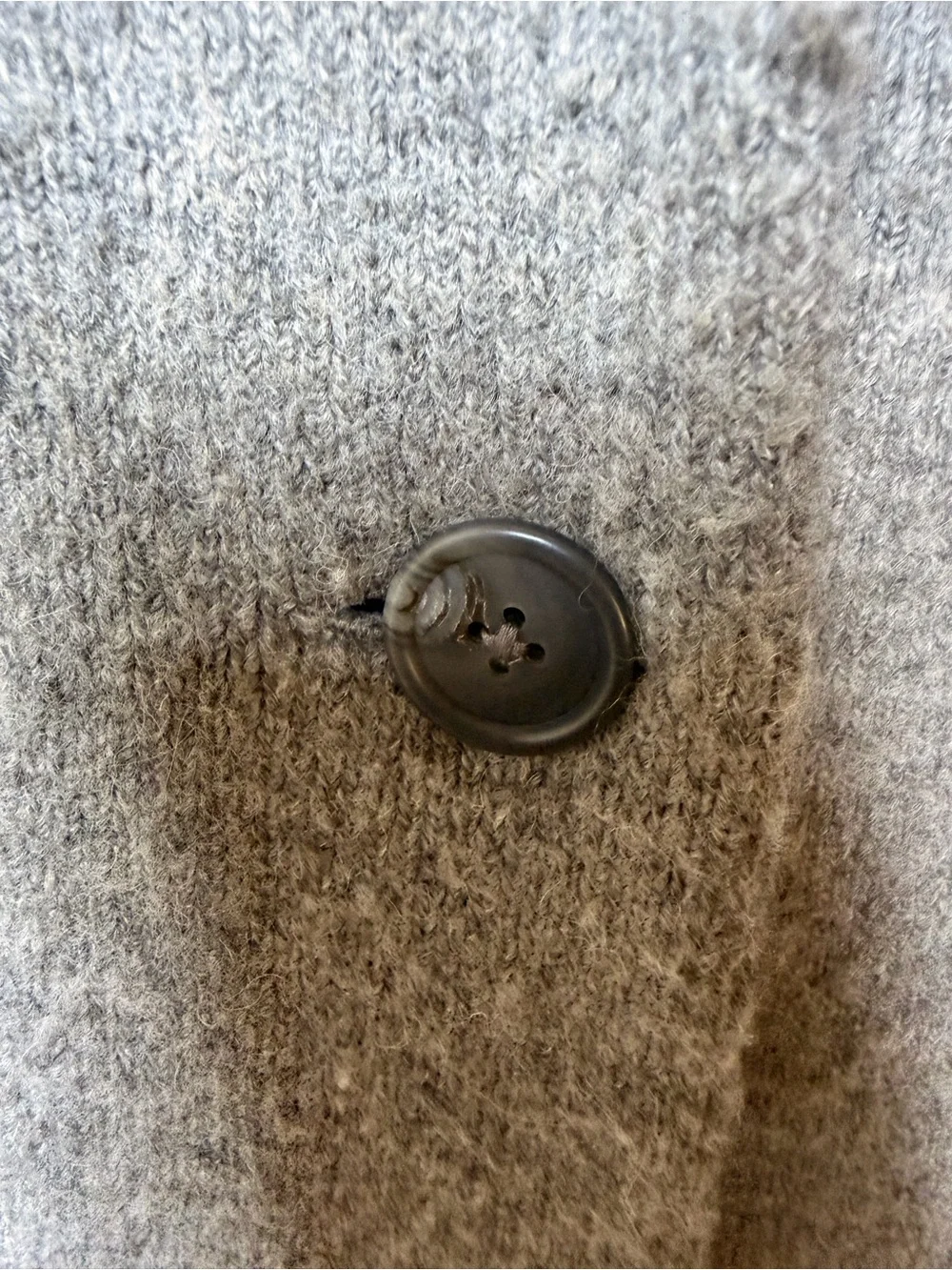 J.Crew Oversized Cocoon Cardigan Sweater Merino Wool Alpaca Blend Gray Size S